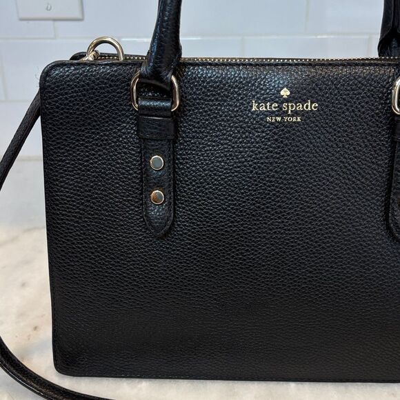 Kate Spade Bag Purse Handbag Leather Mulberry St Lise Pebble Convertible Satchel - Picture 2 of 16